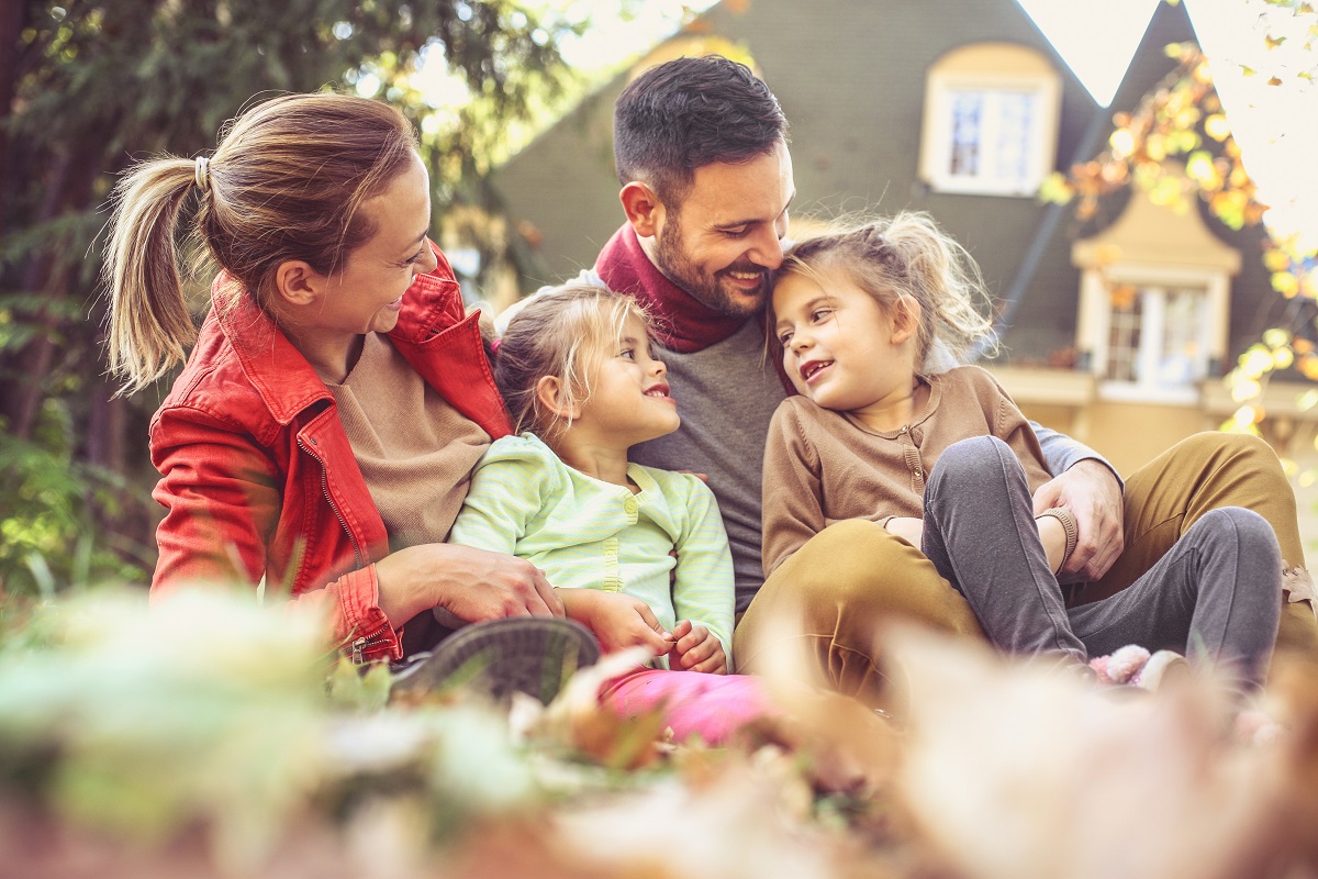 Family spending time together.